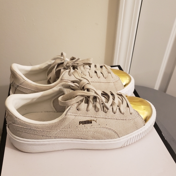 Puma grey suede sneaker - Picture 3 of 4